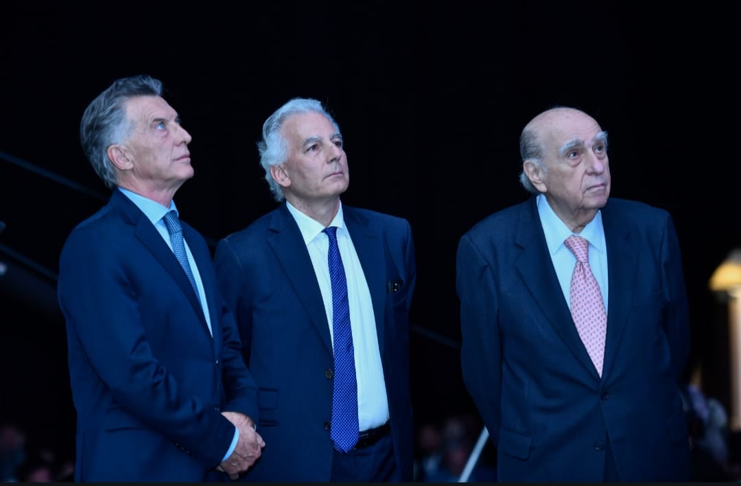 Mauricio Macri, Álvaro Vargas Llosa y Julio María Sanguinetti