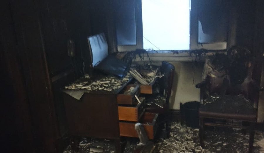 Se incendió un despacho en el Senado: seis personas atendidas por intoxicación