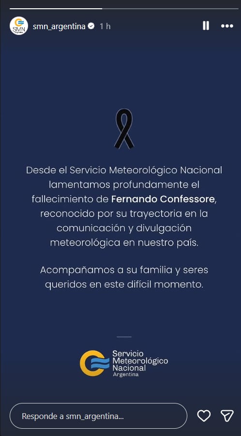 El SMN despidió a Fernando Confessore