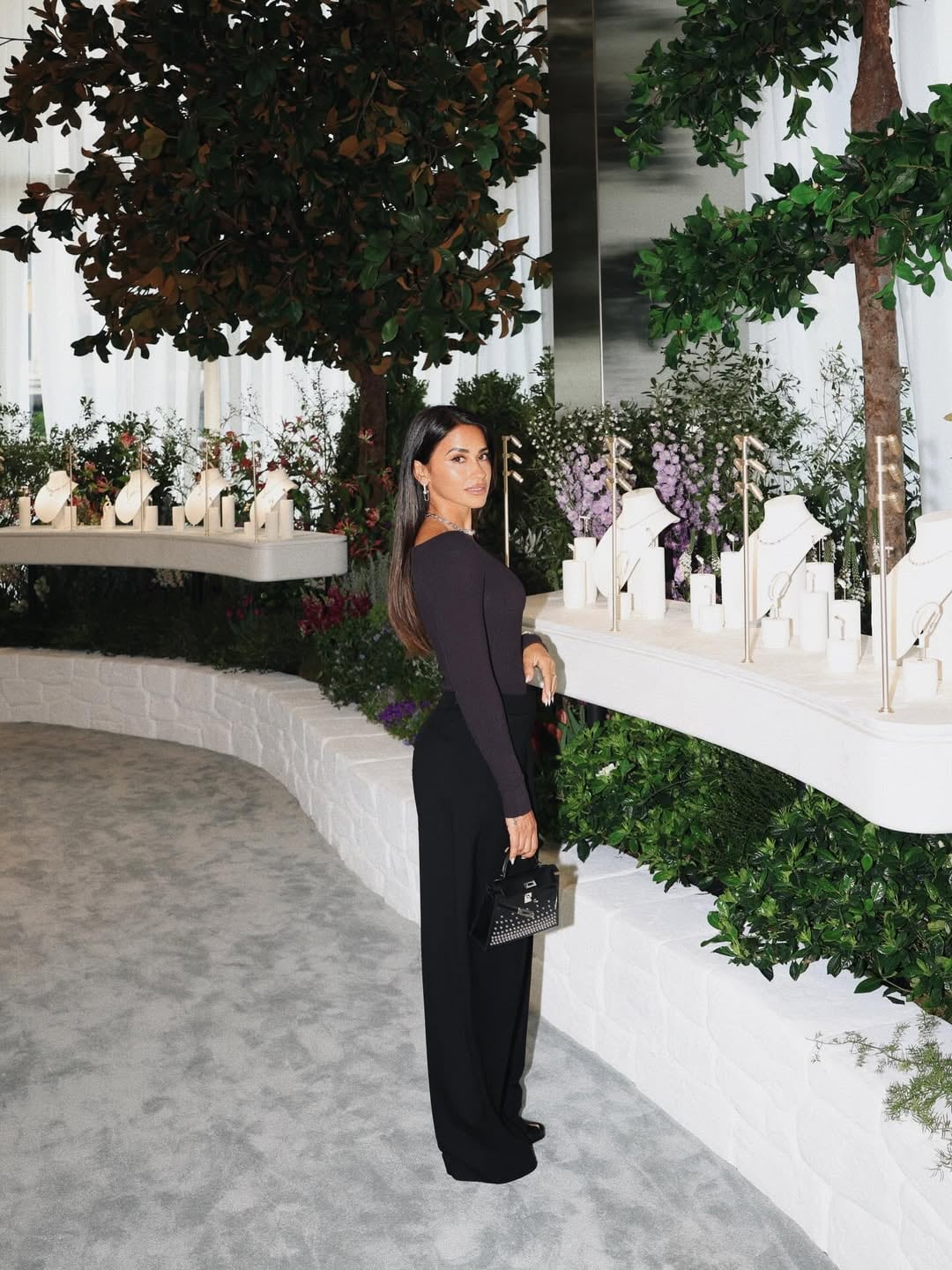 Roccuzzo visitó “The Landmark”, la casa central de la joyería Tiffany & Co. (Foto: Instagram @antonelaroccuzzo)