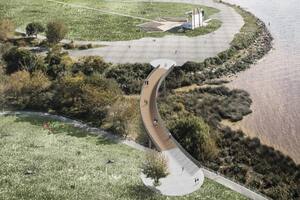 Así será el puente peatonal que unirá la ciudad de Buenos Aires con Vicente López