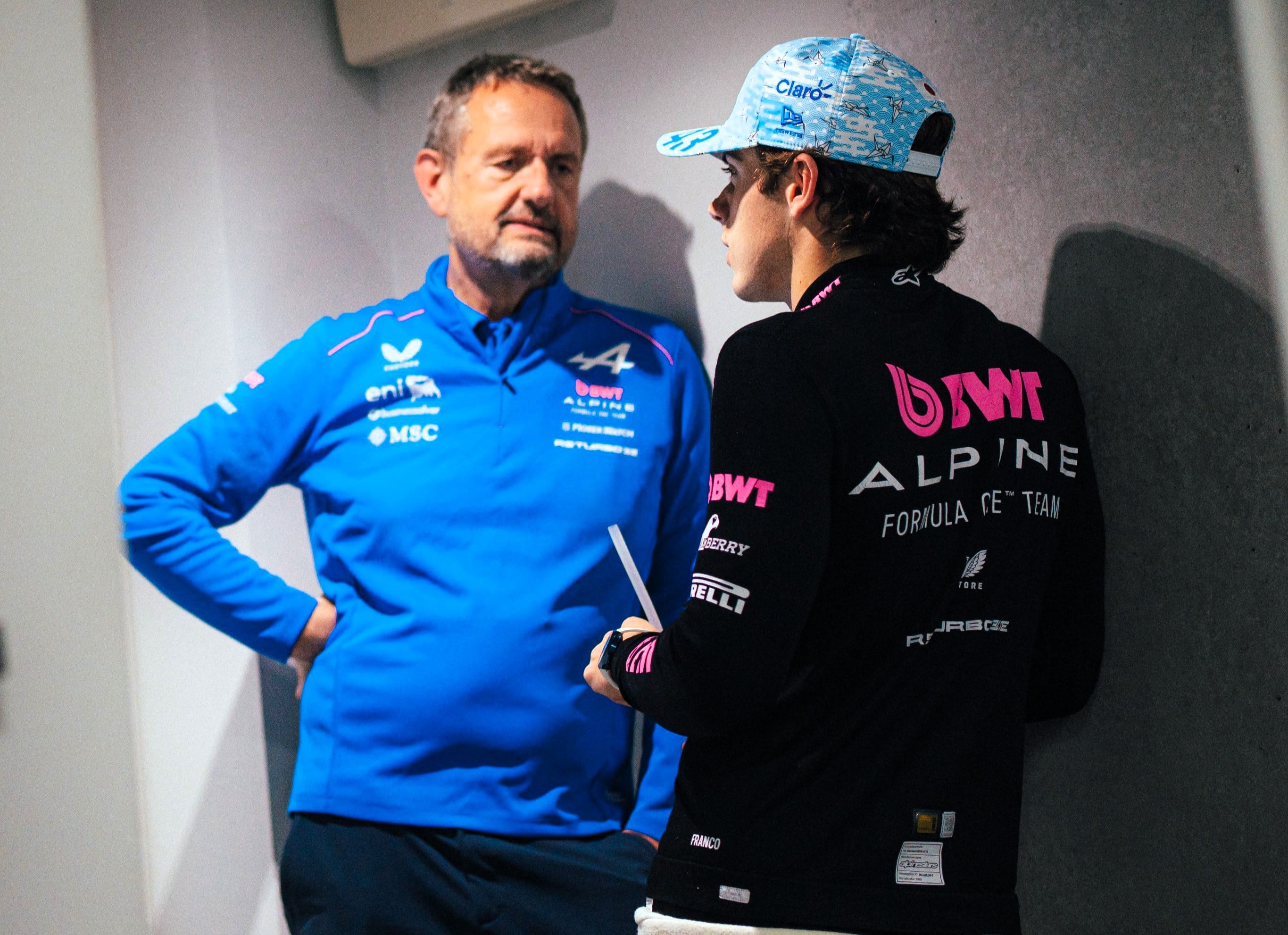 El ingeniero británico de Alpine, Steve Nielsen, analiza la carrera de Suzuka junto a Franco Colapinto, que se quedó con un sabor amargo por la injerencia del safety car