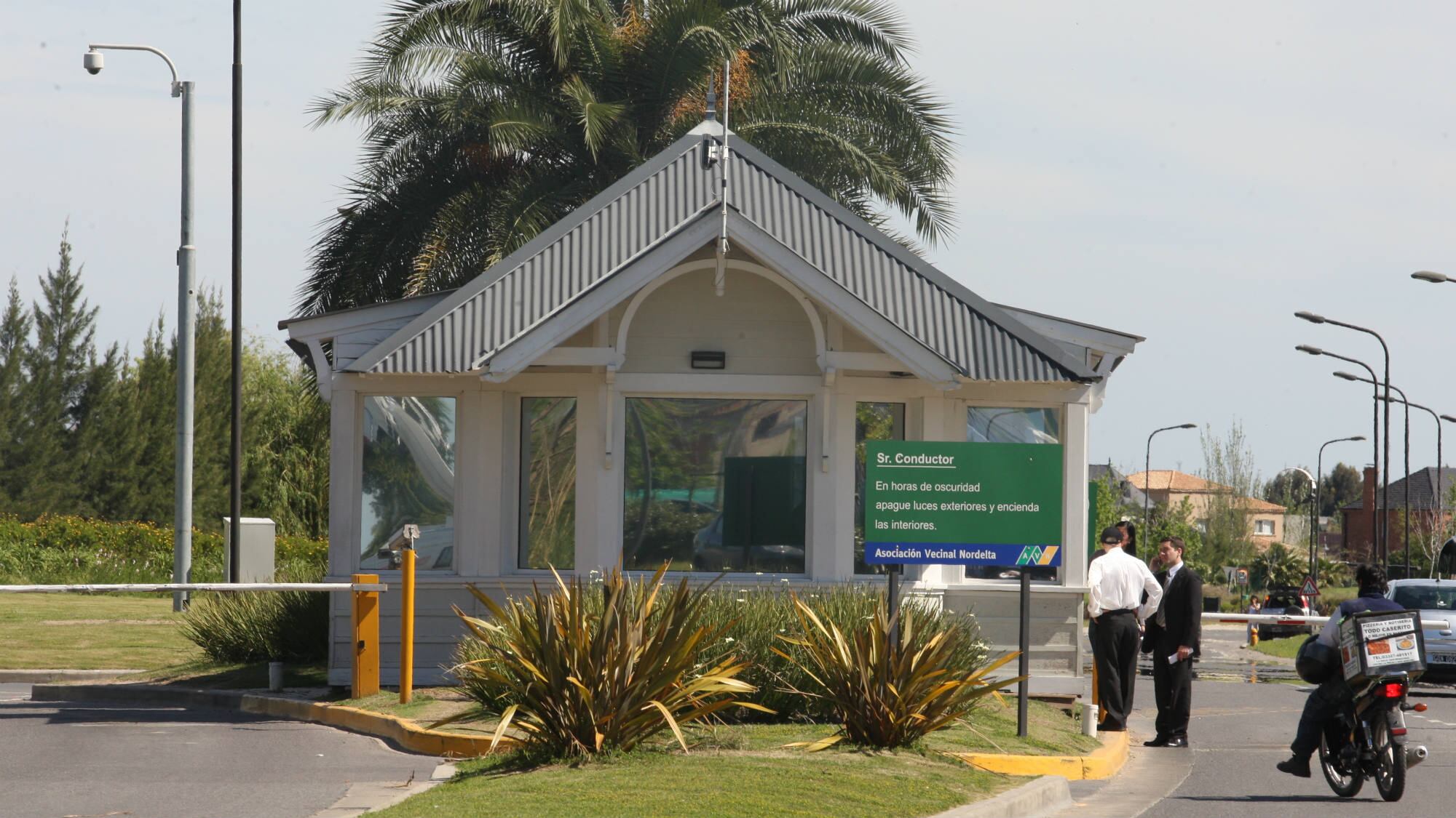 La entrada a Nordelta