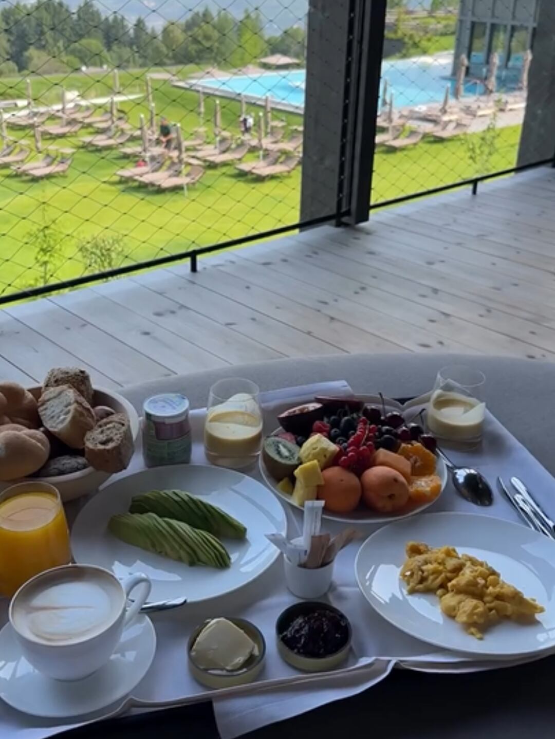 La familia se instaló en un resort de Dolomitas (Foto: Instagram @danielachristiansson)