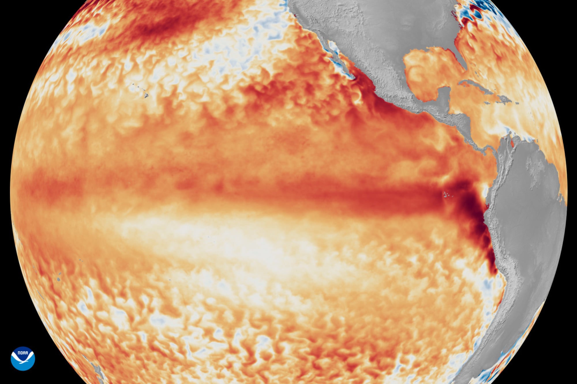 La temperatura del océano Pacífico ya alcanzó un nivel compatible con El Niño