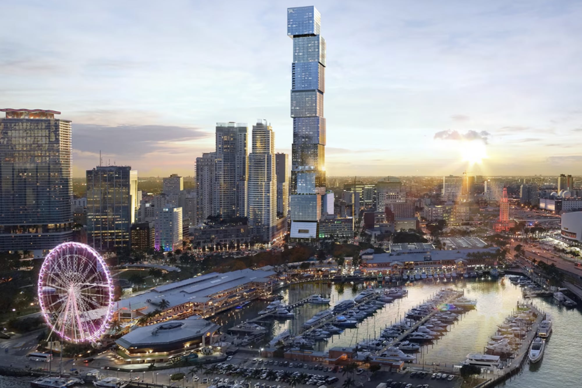 ¿Comenzó la construcción del rascacielos más alto de Florida?: el coloso skyline en Miami que superaría los 1000 pies