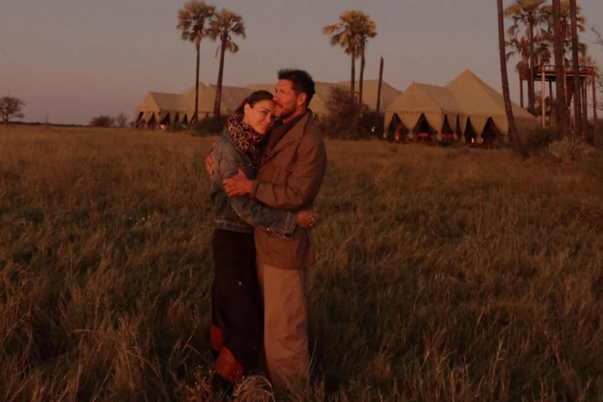 Carla Pereyra y Diego Simeone disfrutaron de unas vacaciones exóticas y románticas: “África te atraviesa”