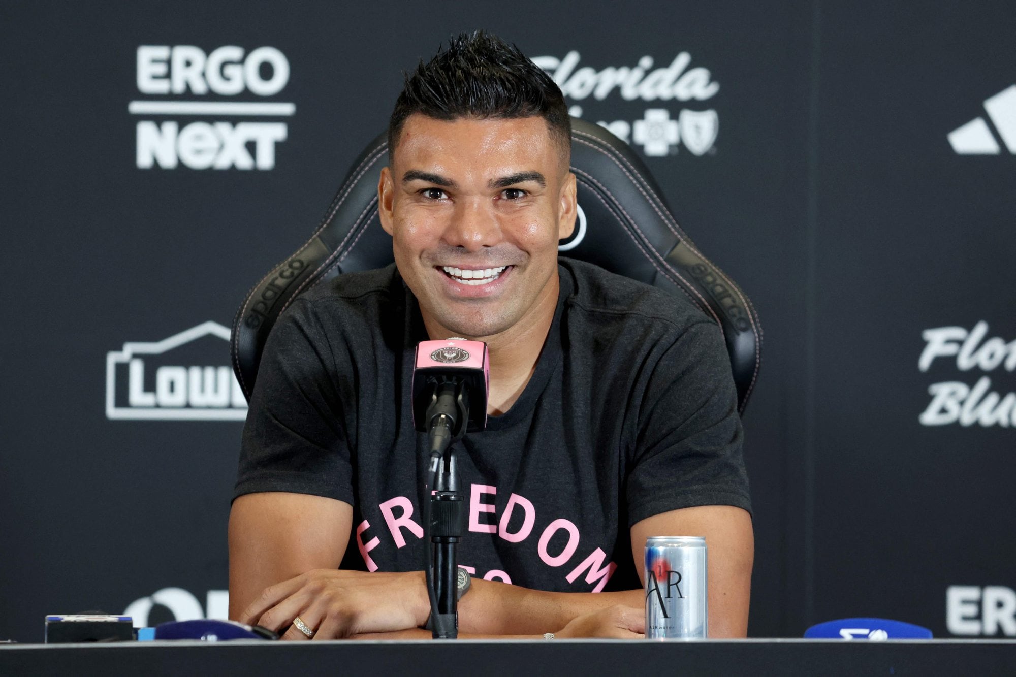 Los espectaculares elogios de Casemiro a Lionel Messi al ser presentado en Inter Miami