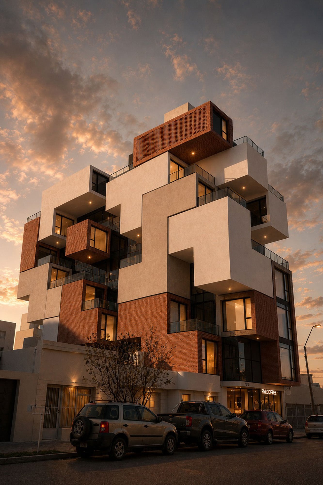 Así es el Tetris, uno de los edificios temáticos de la ciudad
