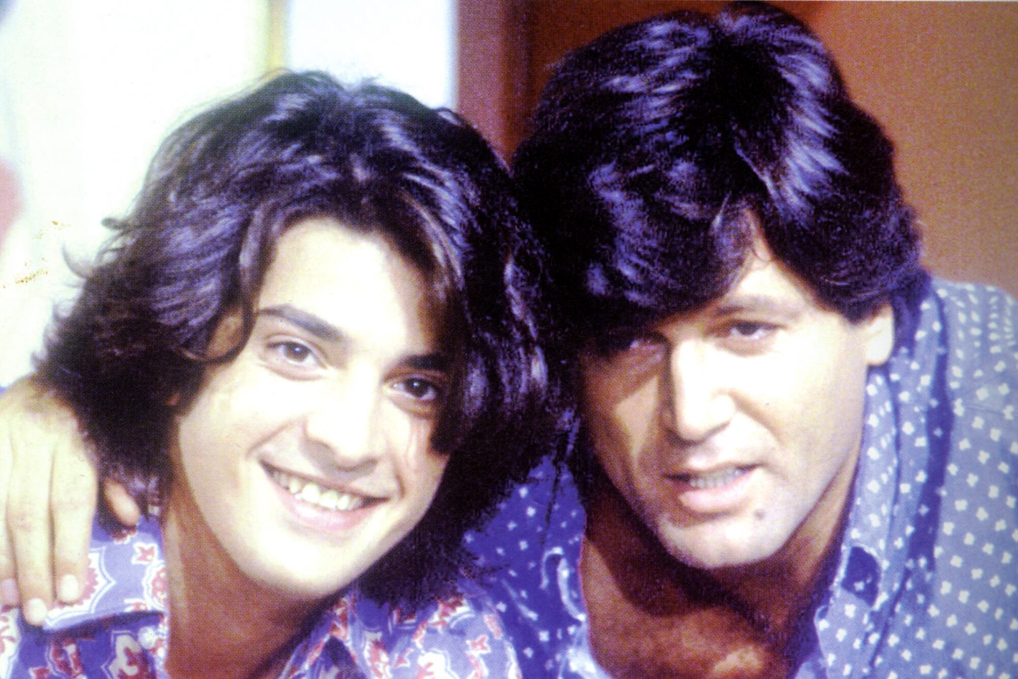 Con Carlos Calvo en Amigos son los amigos, un programa que fue un megaéxito de su tiempo y llegó a marcar 50 puntos de rating en la TV abierta