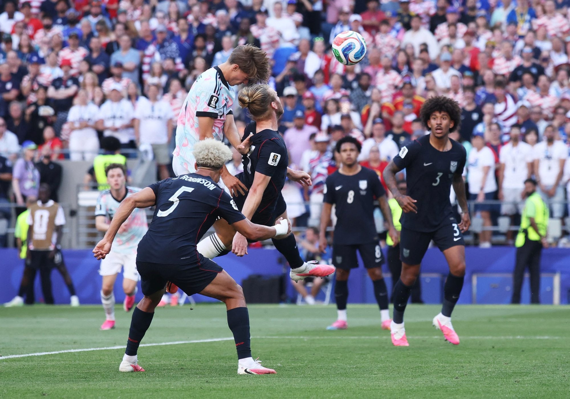 Se terminó la primera etapa en Seattle y Bélgica se impone por 2-1 sobre Estados Unidos
