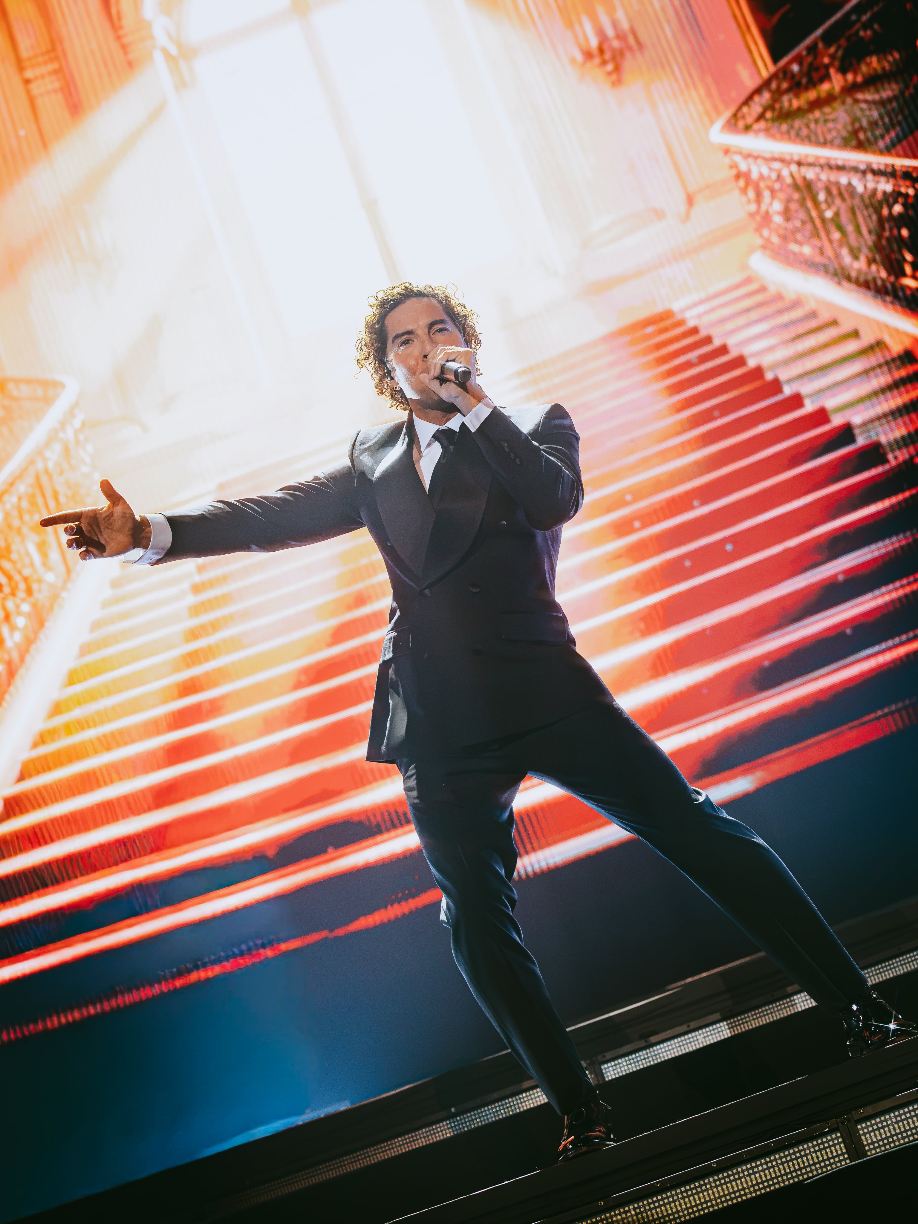 David Bisbal dio un show en el Movistar Arena el lunes 12 de octubre en el marco del Tour Eternos 2026 (Foto: Instagram @davidbisbal)