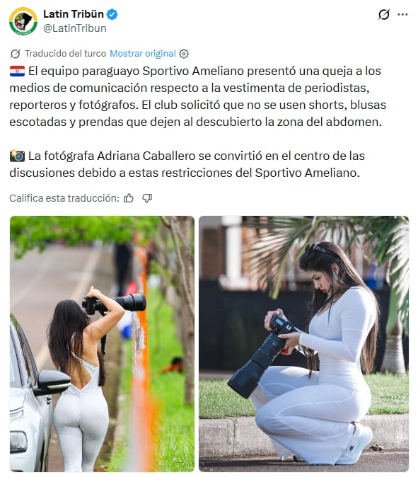 La fotógrafa Adriana Caballero, en el centro de la polémica en Paraguay