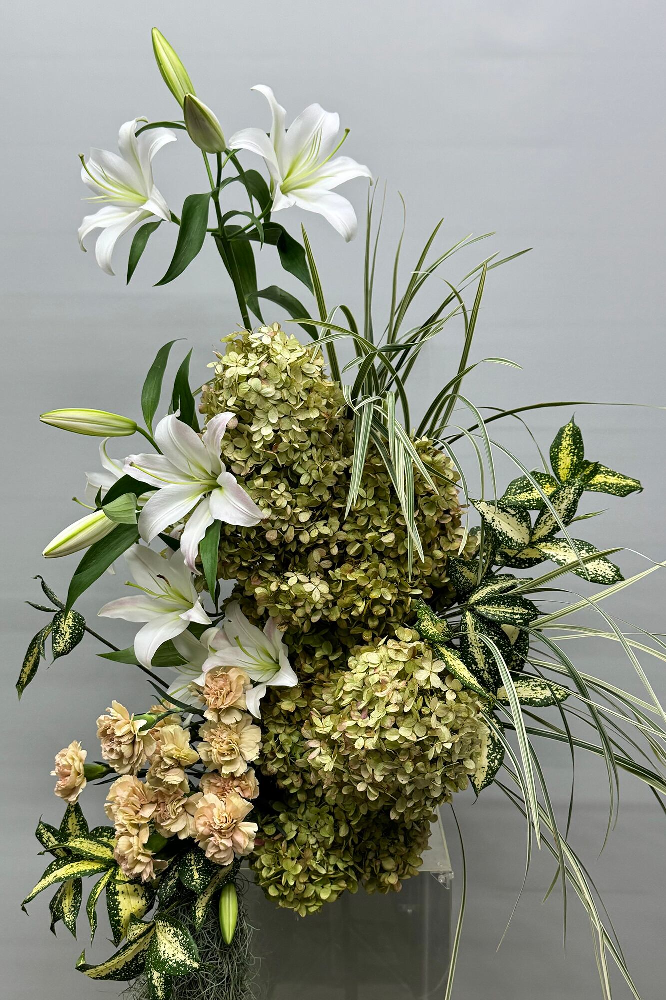 Uno de los ramos cuyo proceso de creación puede observarse en sus redes sociales.