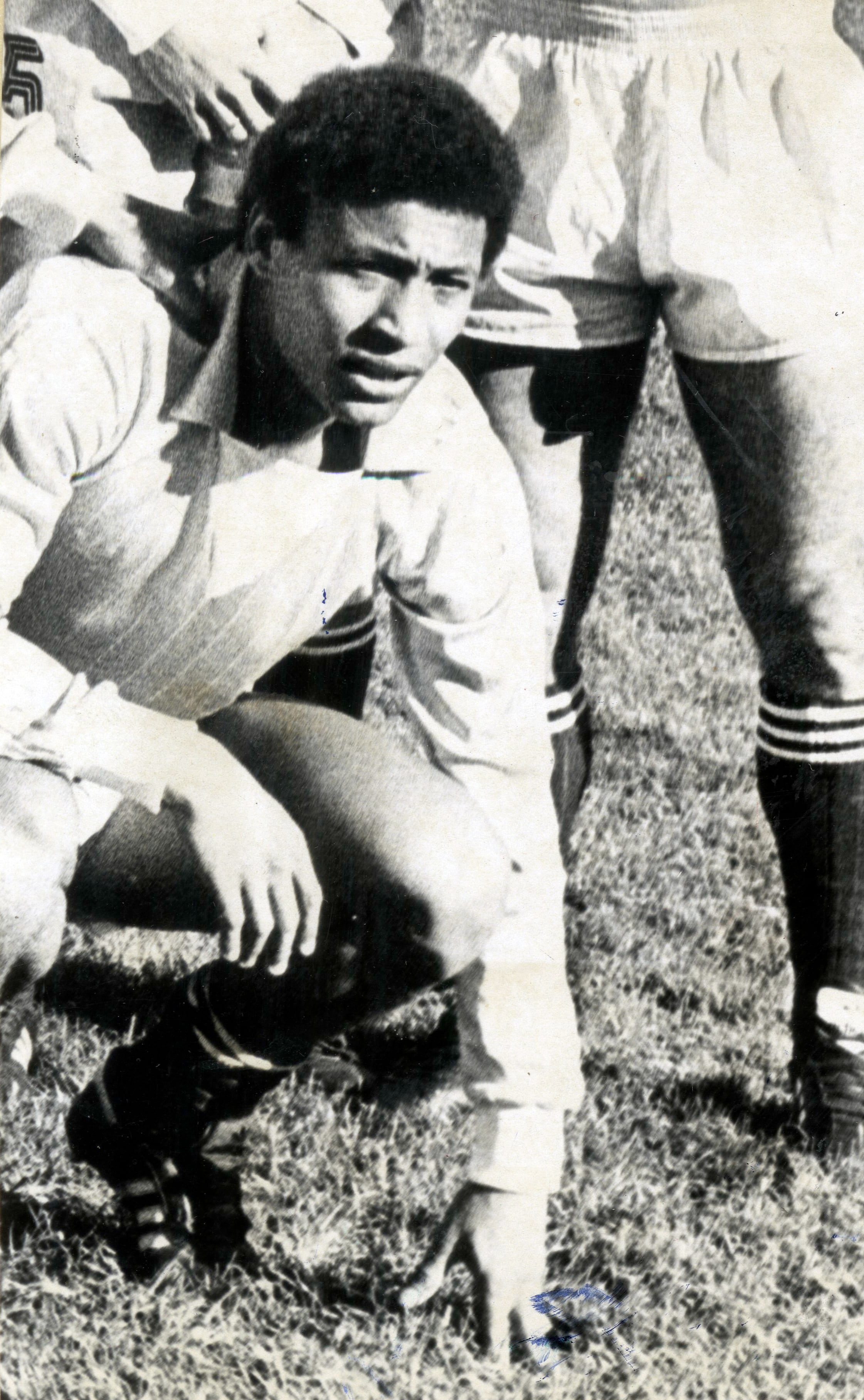 Adriano Tomaz Custódio Mendes en sus inicios como jugador