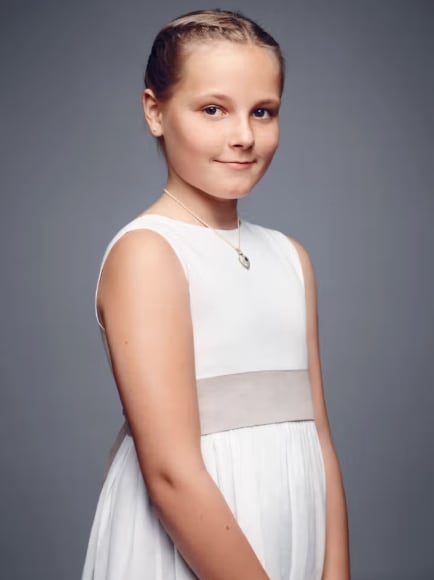 Ingrid Alexandra en el retrato oficial por sus 10 años