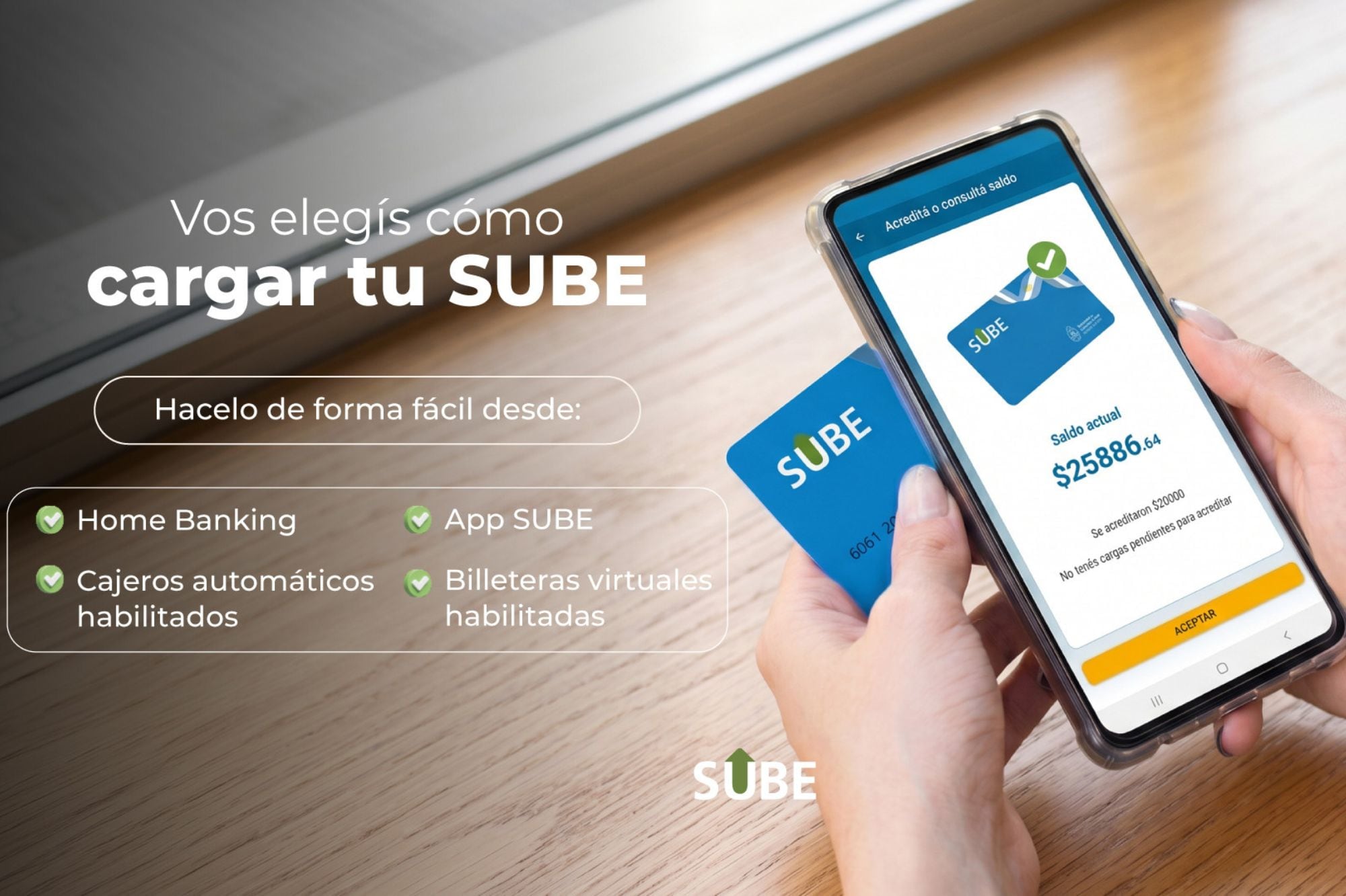 La tecnología NFC es uno de los métodos más populares para cargar la SUBE
