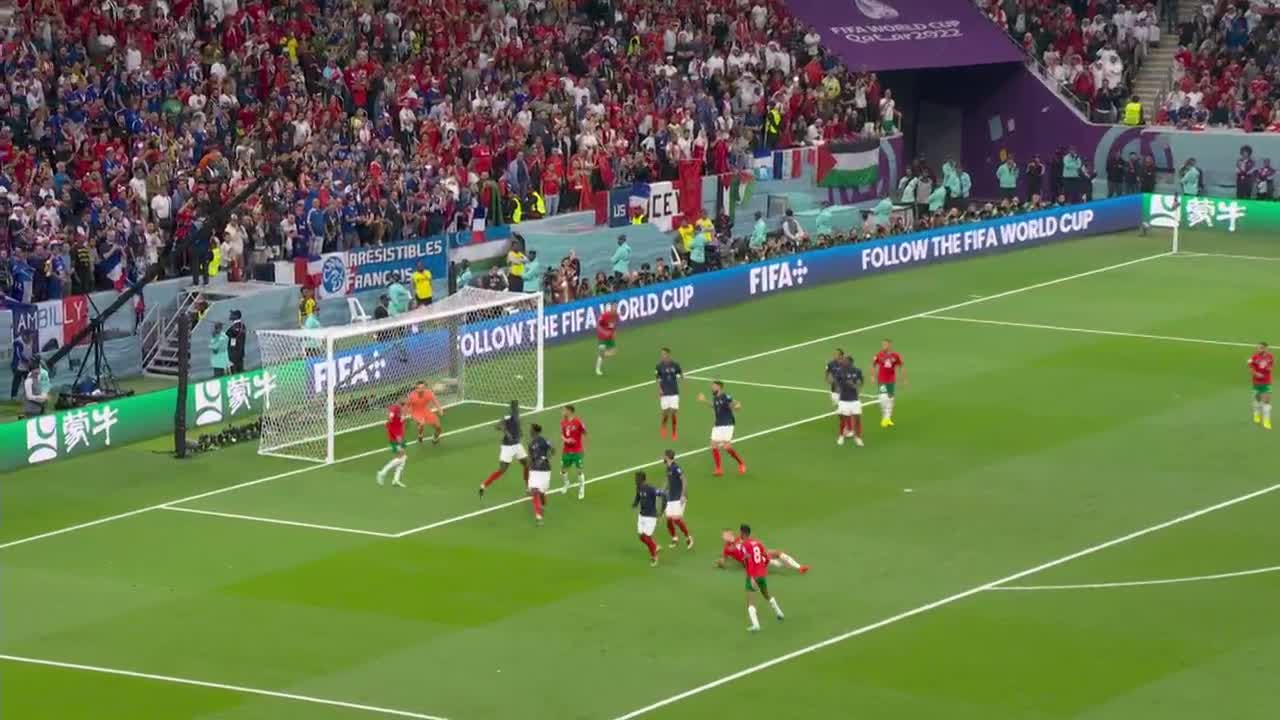 Francia venció a Marruecos en el Mundial 2022