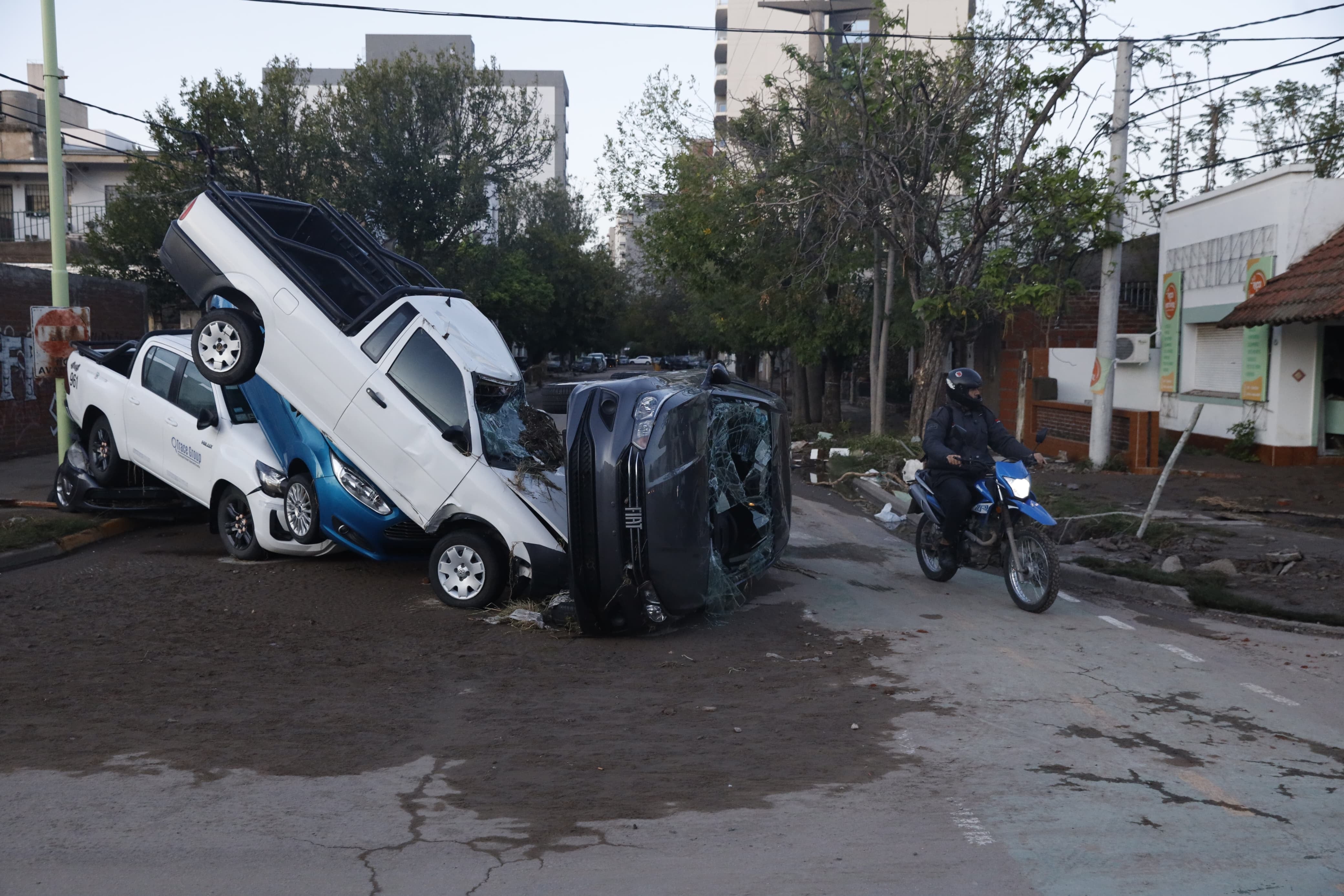 ARCHIVO.- El día después del temporal en Bahía Blanca