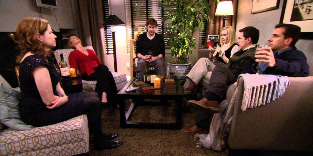 Escena del capítulo Dinner Party de la cuarta temporada de The Office.