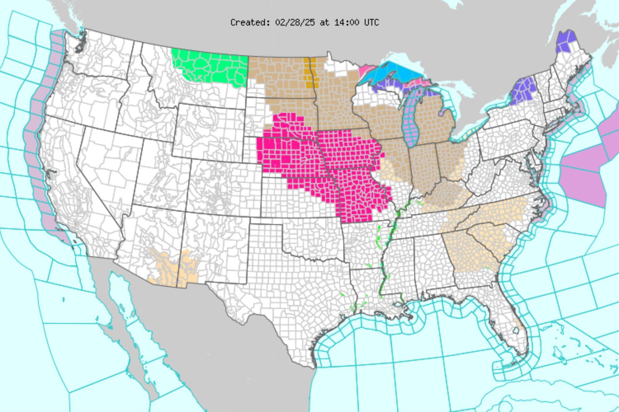 Chicago podría enfrentarse a un clima adverso este viernes y sábado (NWS)