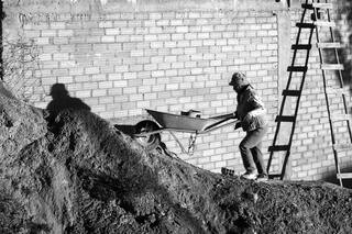En fotos. Las trabajadoras de la construcción en La Paz, Bolivia