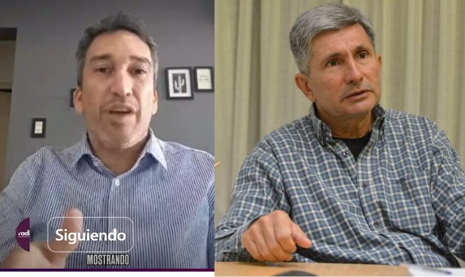 Rodrigo Correa (izquierda) es el actual director del INYM y defiende a ultranza las directivas de Milei y Sturzenegger: