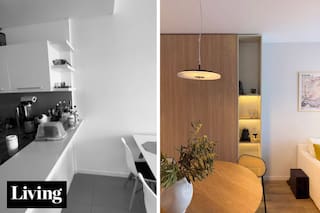 Sumaron muebles de guardado y mesada manteniendo cocina, living y comedor divinamente integrados