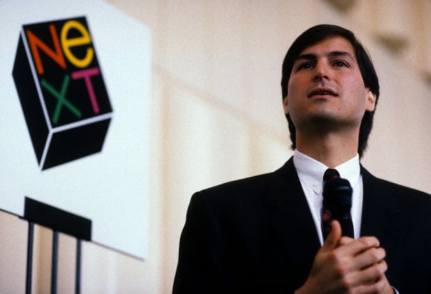 Steve Jobs durante su época al frente de NeXT; tenía 30 años cuando fundó la compañía