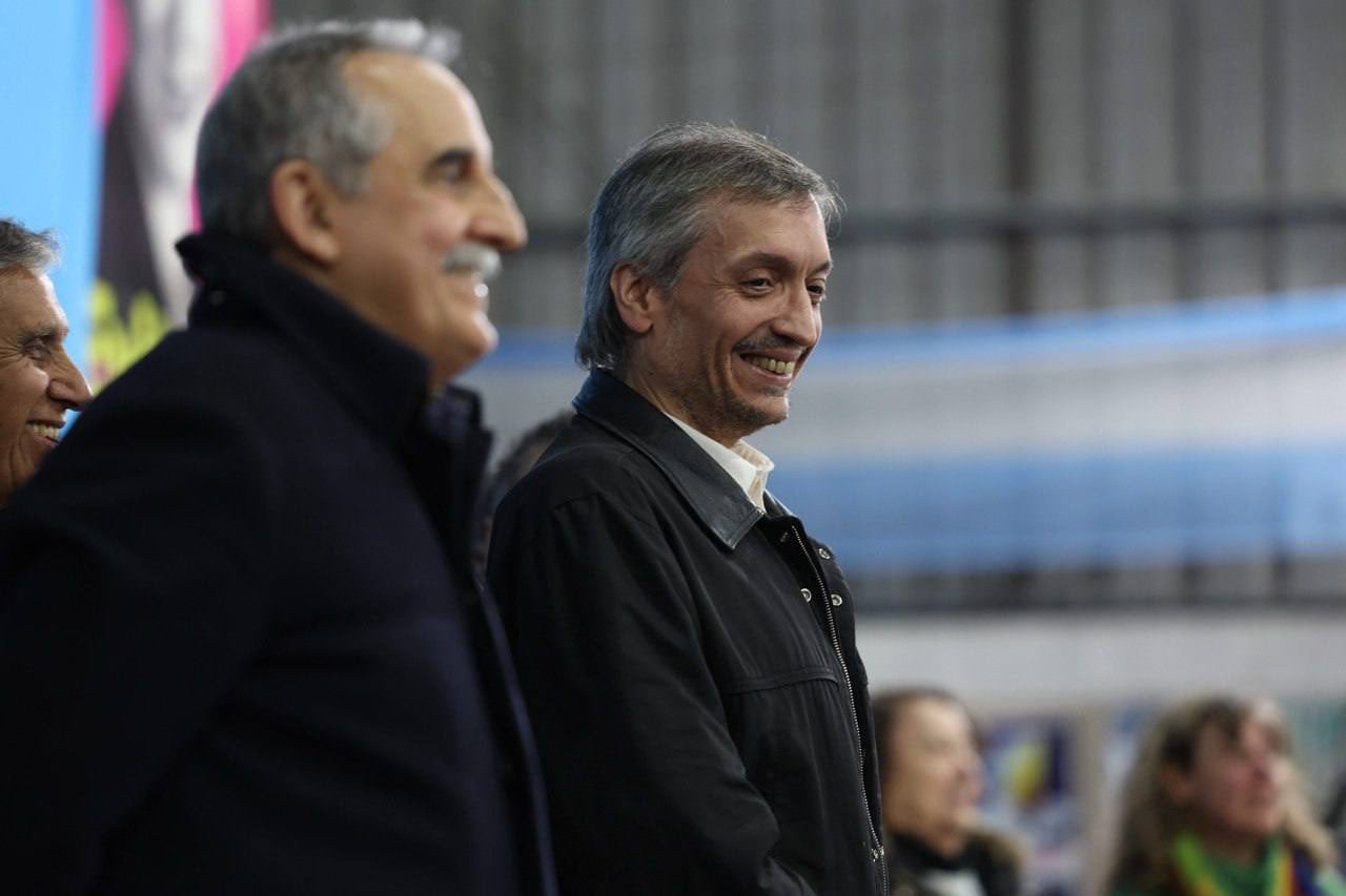 Máximo Kirchner y Guillermo Moreno en medio de la campaña para las elecciones bonaerenses