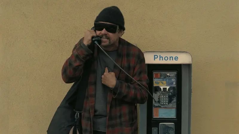 Leonardo Di Caprio en una escena de Una batalla tras otra