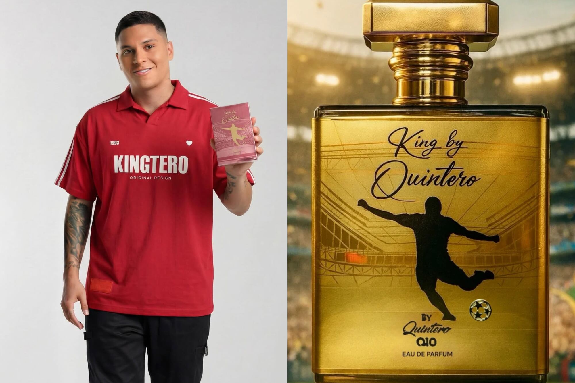 Juanfer Quintero lanzó sus perfumes antes del Mundial 2026: a qué huelen las fragancias del colombiano de River