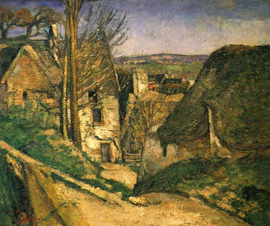La pintura de Cézanne La casa del ahorcado (1878), fue exhibida en la Exposición Universal de París de 1889