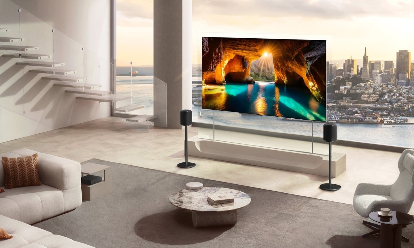 En la CES 2026 LG presentó su nuevo Wallpaper TV, un televisor OLED de 9 mm de grosor que pertenece a la familia evo W6