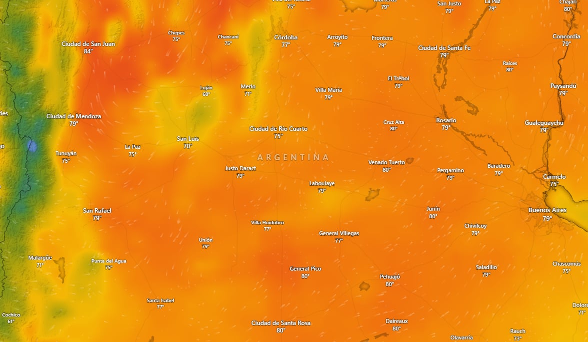 Fuerte suba de la temperatura: cuál será la jornada más agobiante de la semana, según el último pronóstico del SMN