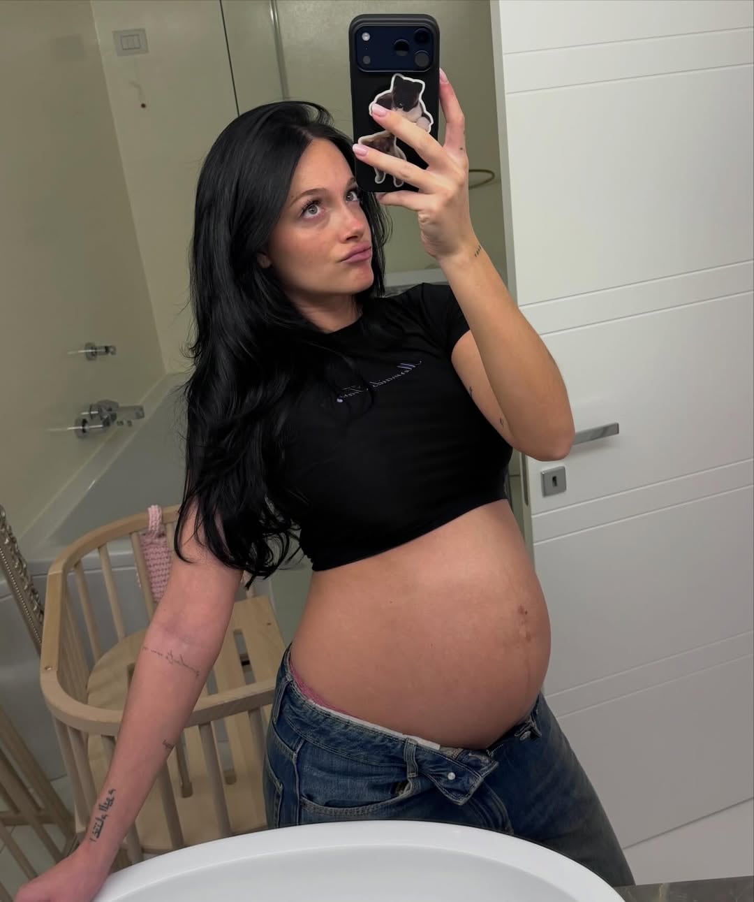 Oriana Sabatini se convertirá en madre a finales de marzo