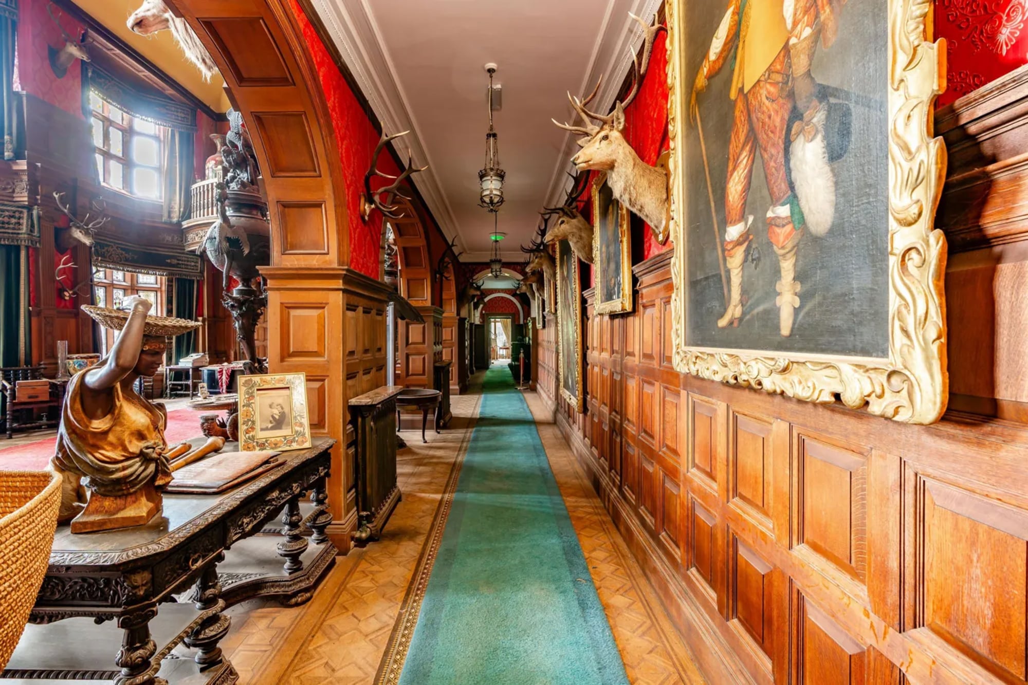 El castillo de Kinloch fue construido entre 1897 y 1900 como pabellón de caza