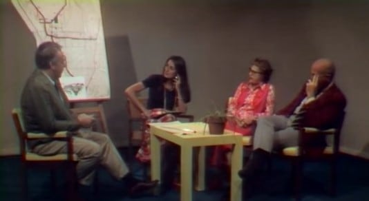 Christine en una entrevista de su segmento matutino