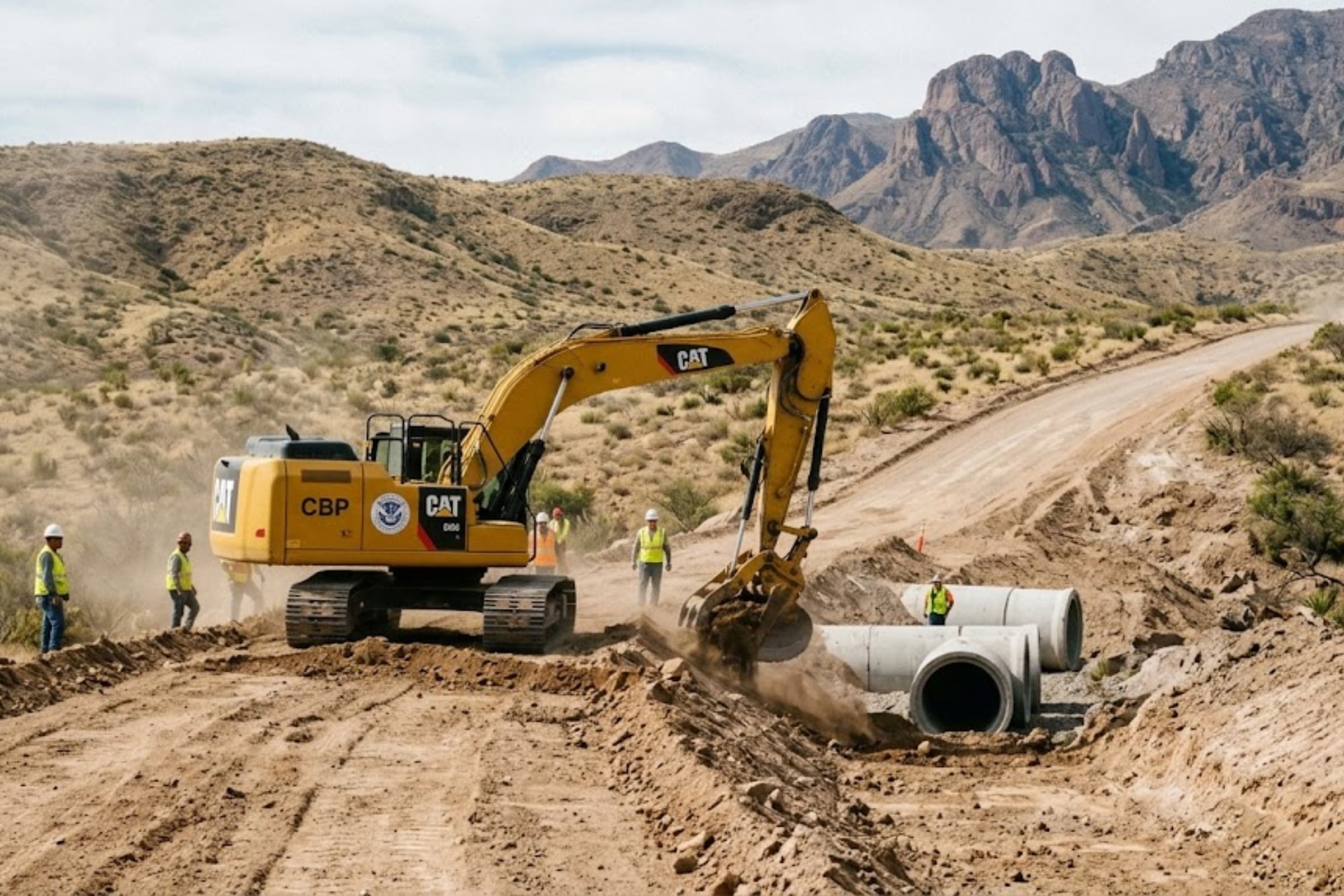 La CBP estimó pérdidas superiores a US$460 mil diarios por los costos asociados con la paralización de las construcciones en Big Bend