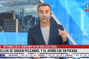 Luis Majul: "Ellos se siguen peleando y el avión cae en picada"