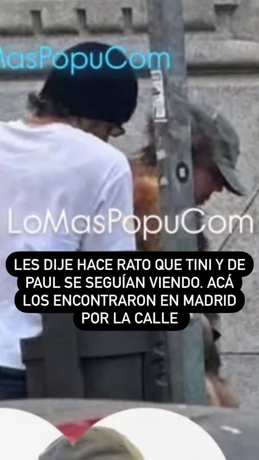 La foto que despertó rumores de reconciliación entre de Paul y Tini (Foto: Instagram @lomaspopucom / @angeldebritooki)