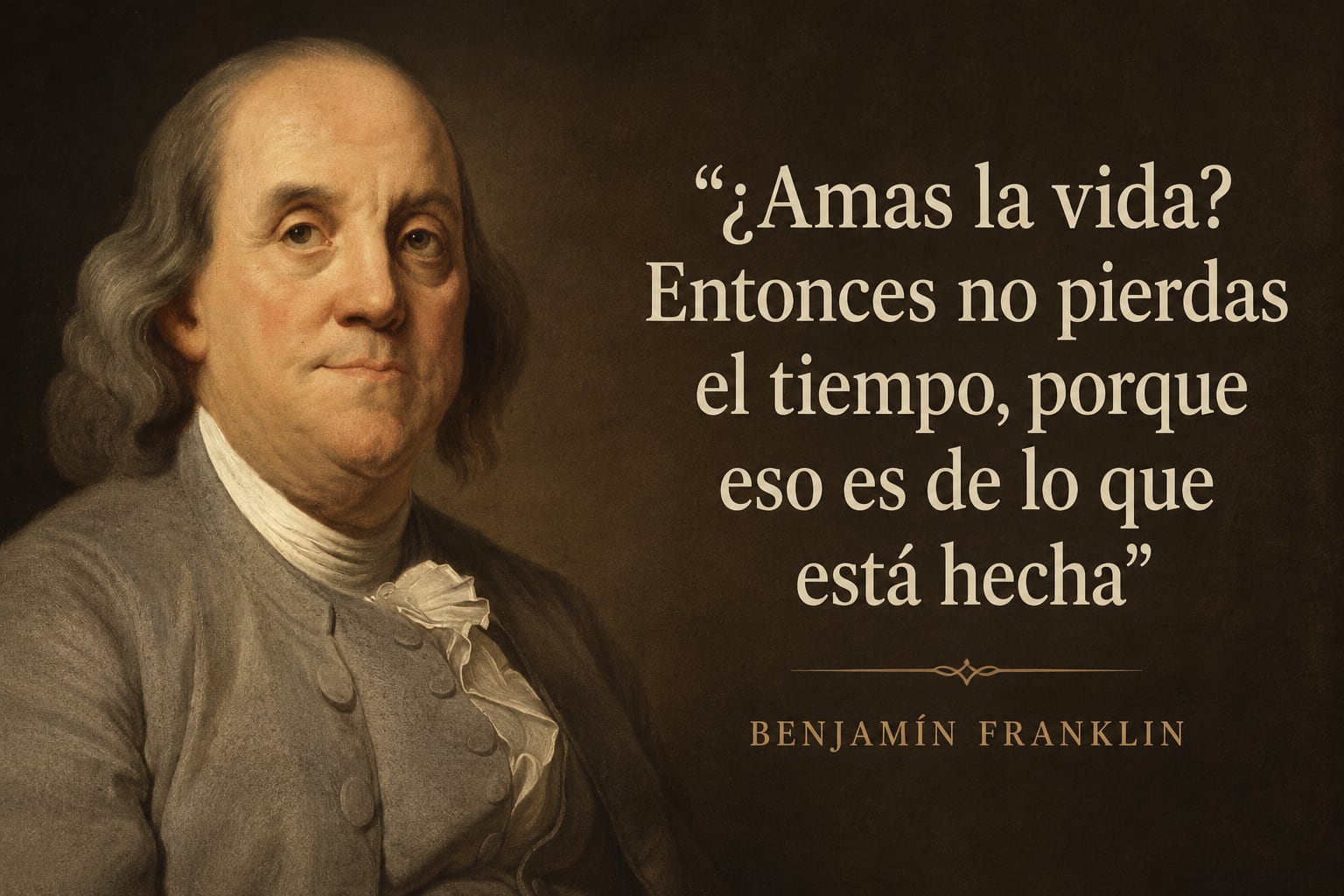 La reflexión del padre fundador de los Estados Unidos puede trasladarse fácilmente a la vida cotidiana