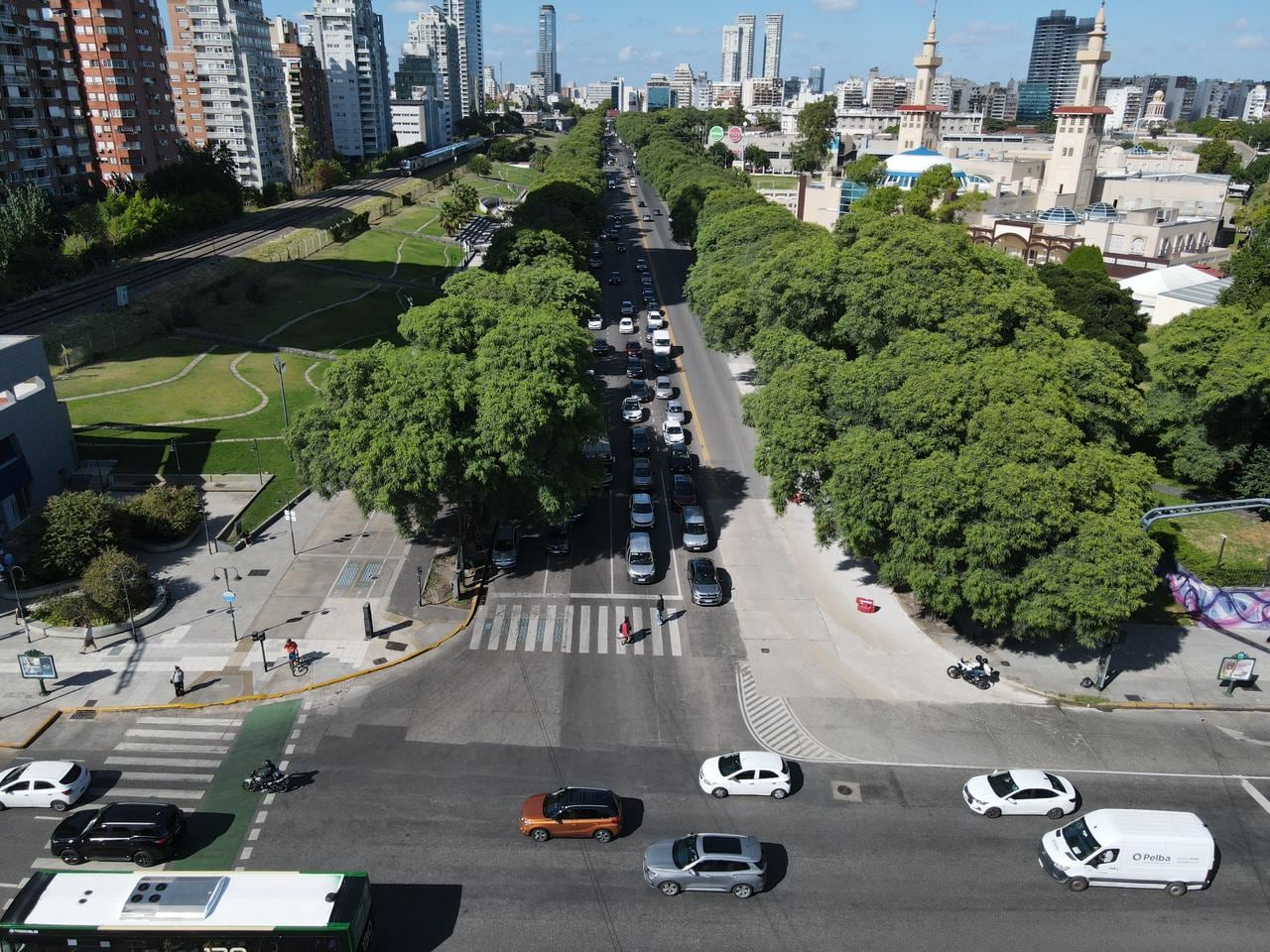 El tránsito de la Avenida Bullrich, en Palermo, será reconfigurado
