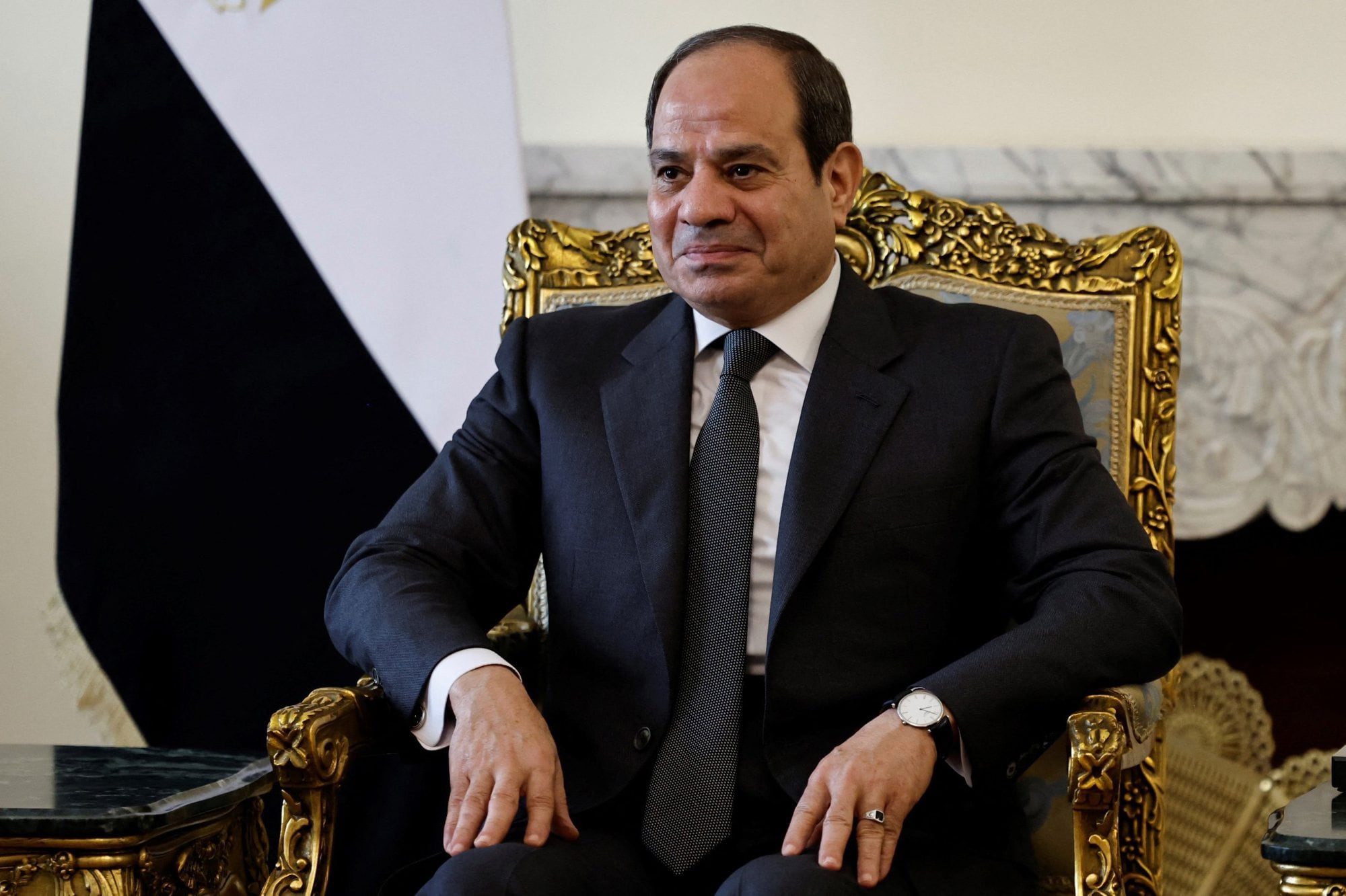 El presidente egipcio Abdel Fattah al-Sisi, en el poder desde 2014