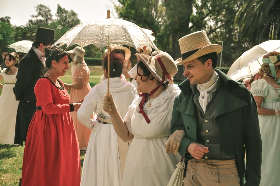 Primer festival dedicado a Jane Austen en la República de los Niños, en La Plata, en 2021