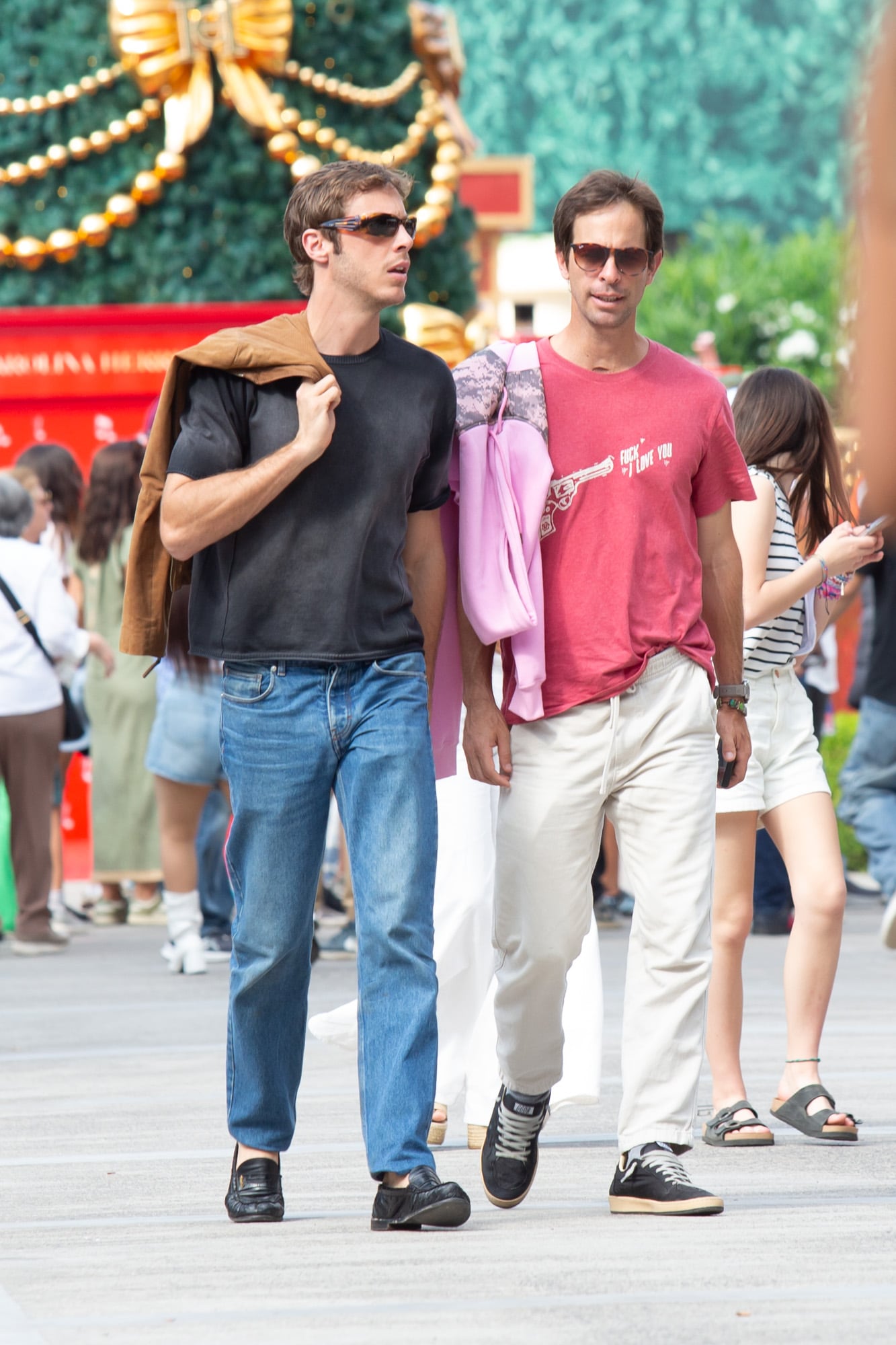 Robert Strom y su cuañado, Corchito Zavaleta