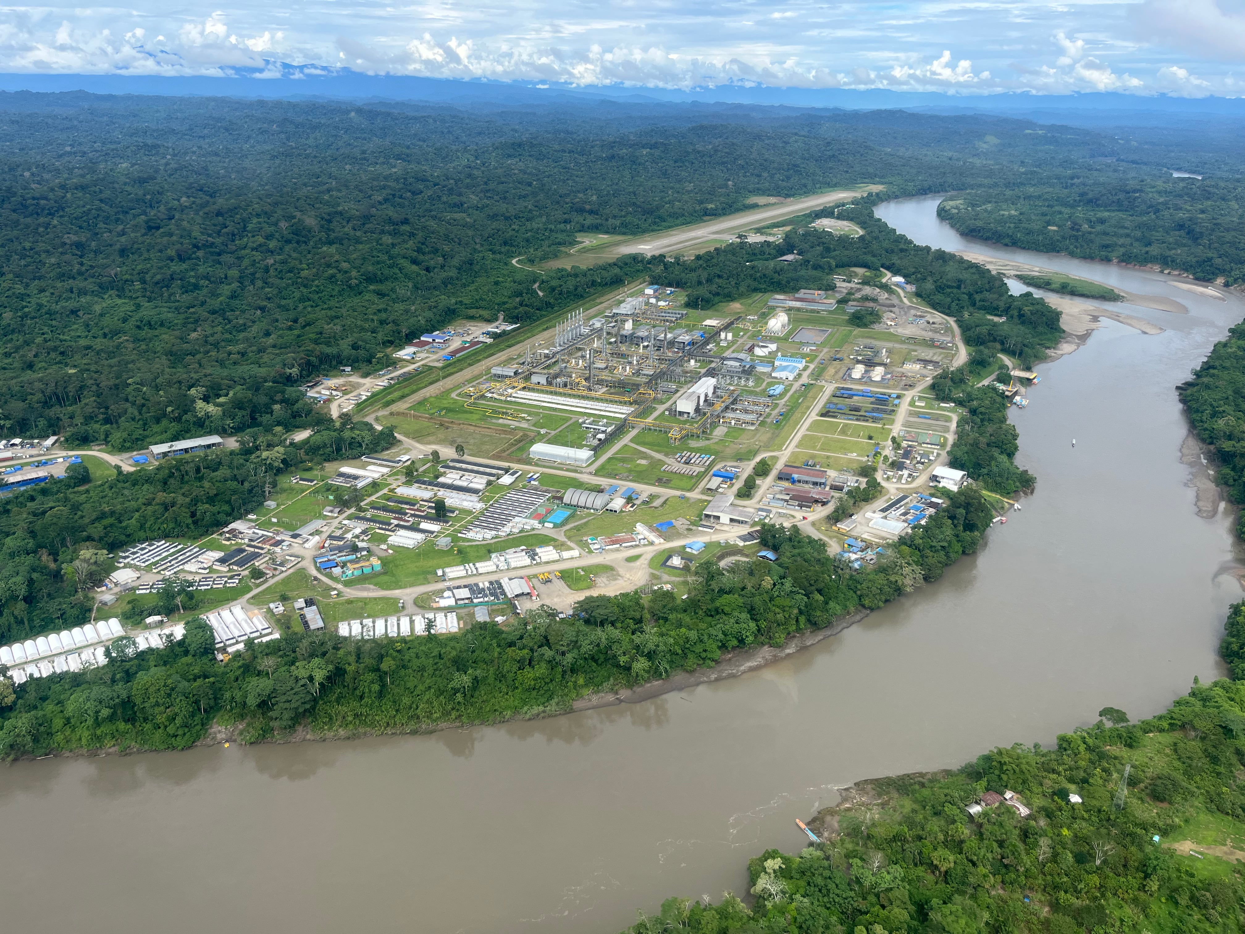 El yacimiento de gas Camisea de Pluspetrol en Perú