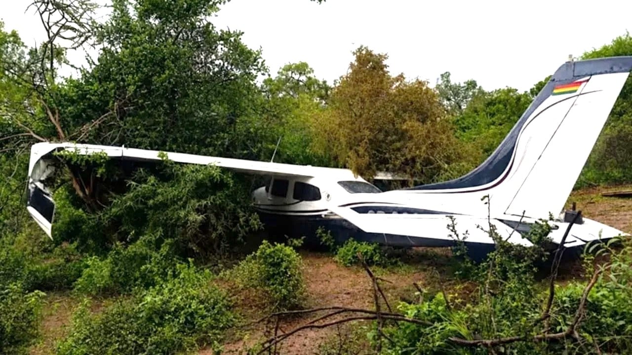 Avioneta caída en el límite entre Salta y Formosa