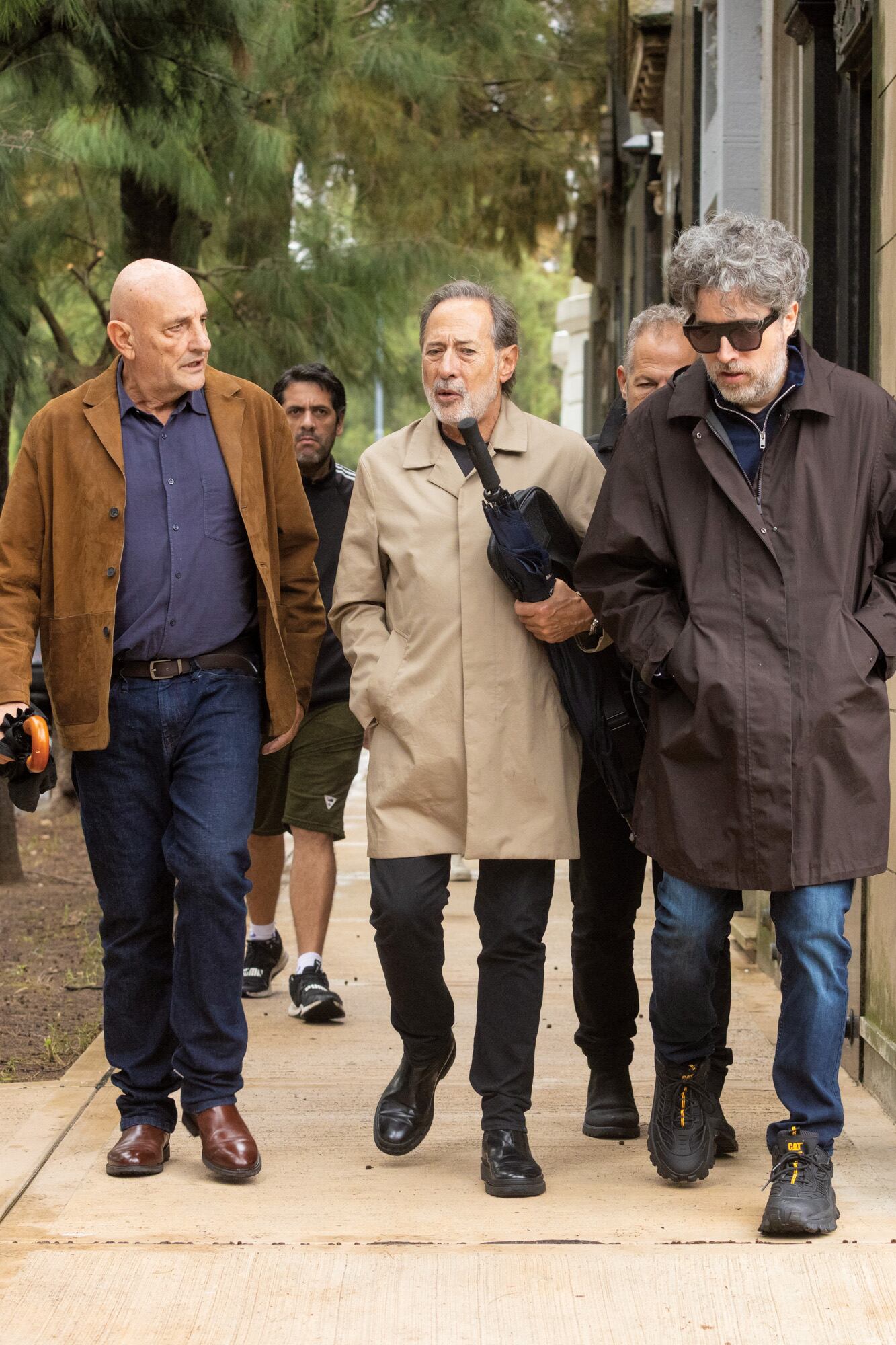 Gabriel “Puma” Goity, Guillermo Francella y el director Mariano Cohn
