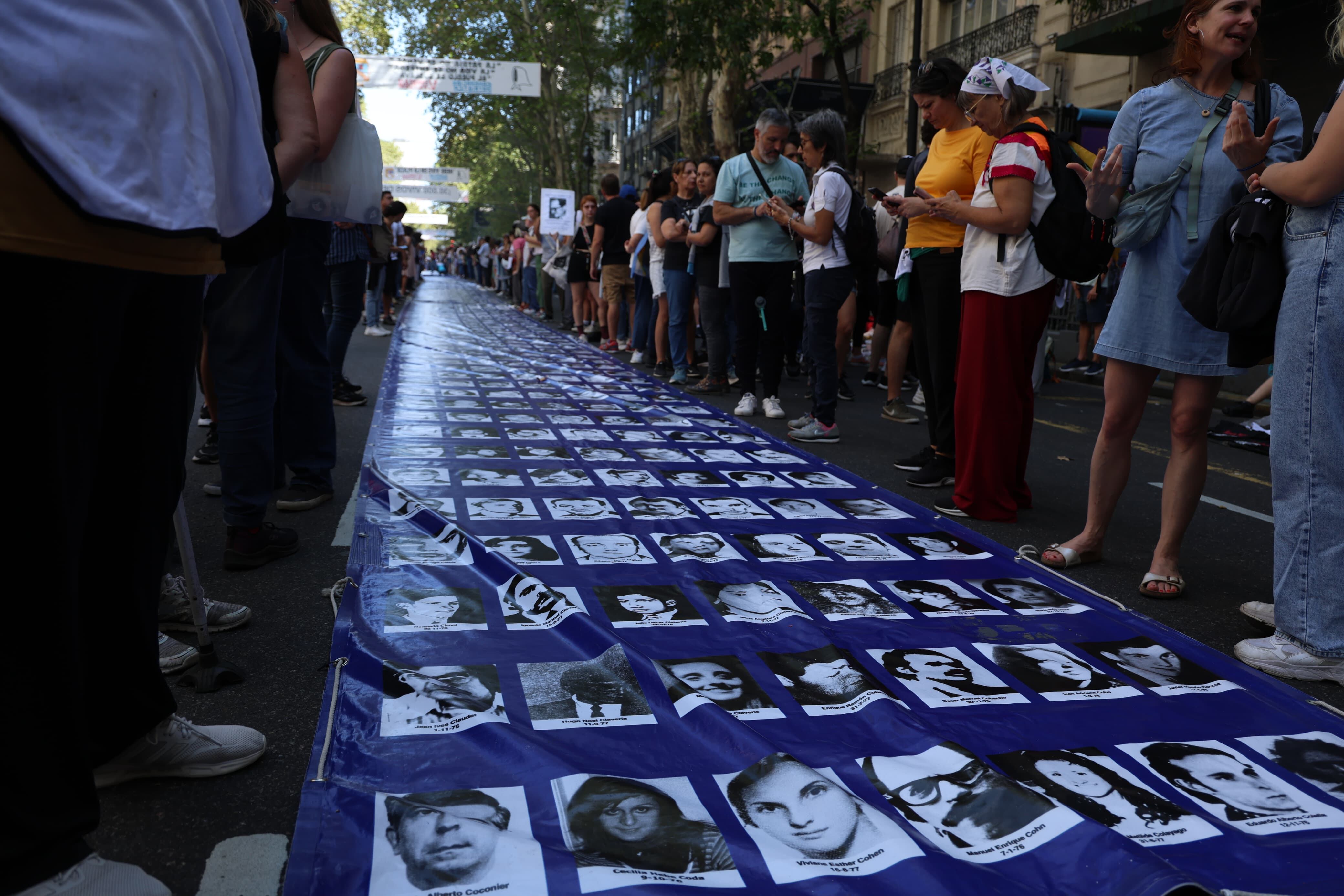 Cada 24 de marzo la ciudadanía acompaña a la convocatoria de los organismo de Derechos Humanos